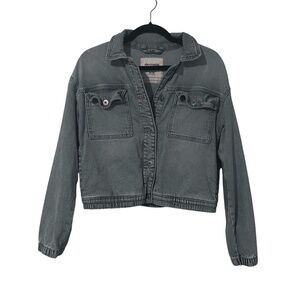 Abercrombie Kids Girl's Blue Long Sleeve Denim Jacket Size 13/14